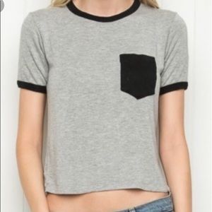 Brandy Melville classic grey tshirt